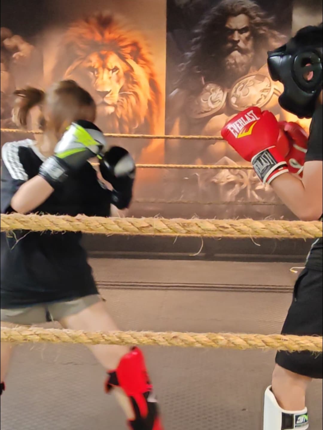 Sparring at Hercules Factory
